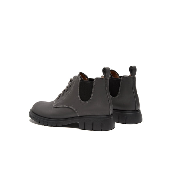 Hush Puppies Black Leather Boots (Women)