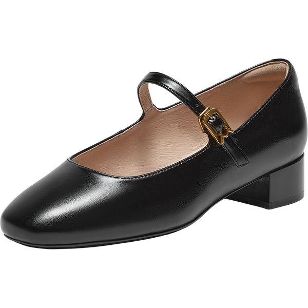 Cowhide leather women's casual shoes