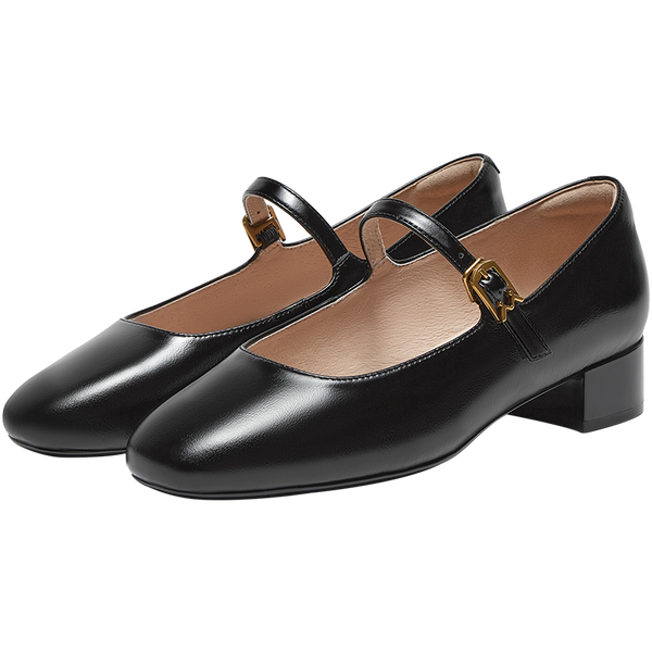 Cowhide leather women's casual shoes