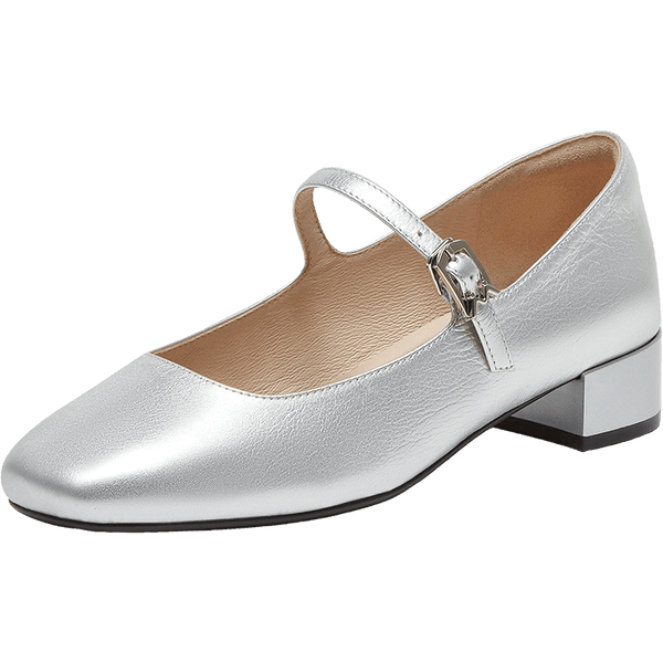 Cowhide leather women's shoes