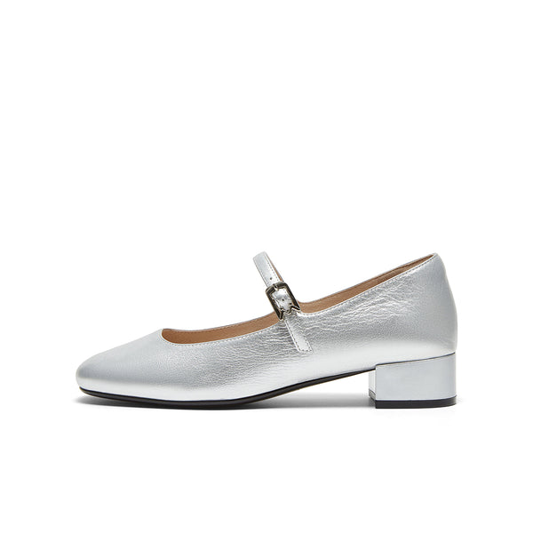 Cowhide leather women's shoes