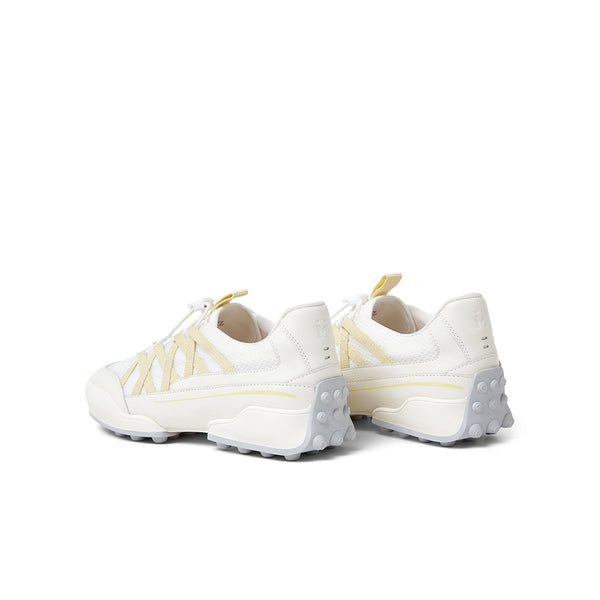 Textile/cowhide leather women's travel shoes