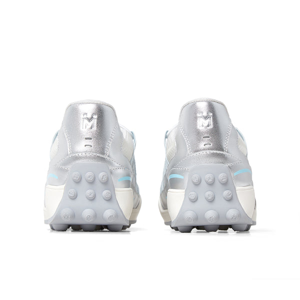 Textile/cowhide leather women's travel shoes
