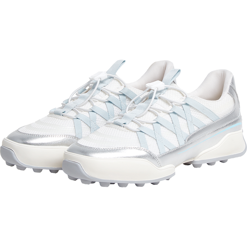 Textile/cowhide leather women's travel shoes
