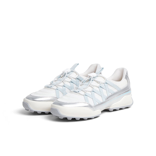 Textile/cowhide leather women's travel shoes
