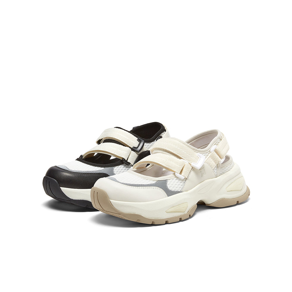 MIRABELL Textile/Cowhide Leather Comfortable Sandals (Women)