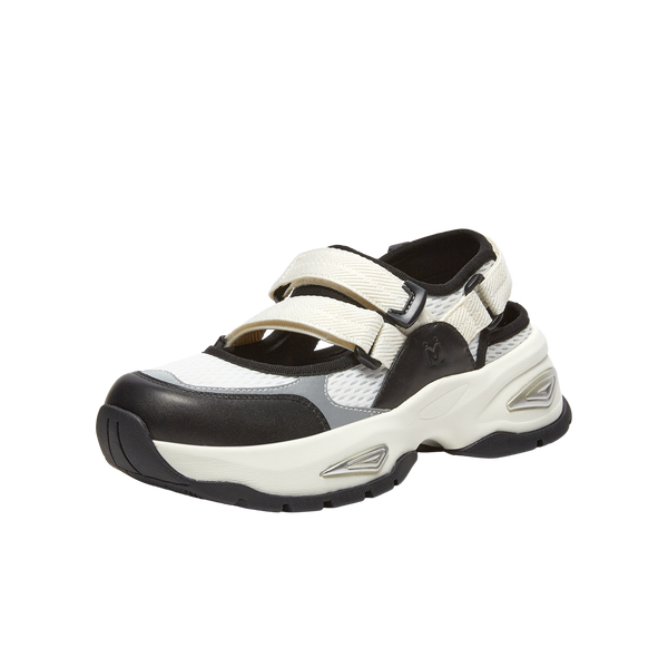 Textile/cowhide leather women's comfortable sports shoes