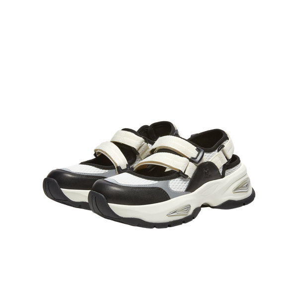 Textile/cowhide leather women's comfortable sports shoes