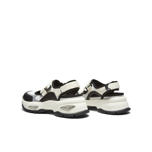 Textile/cowhide leather women's comfortable sports shoes