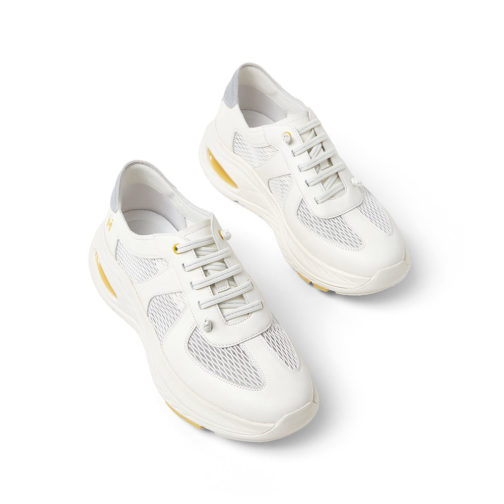 MIRABELL Cowhide Leather/Textile/Synthetic Leather Comfortable Sports Shoes (Women)