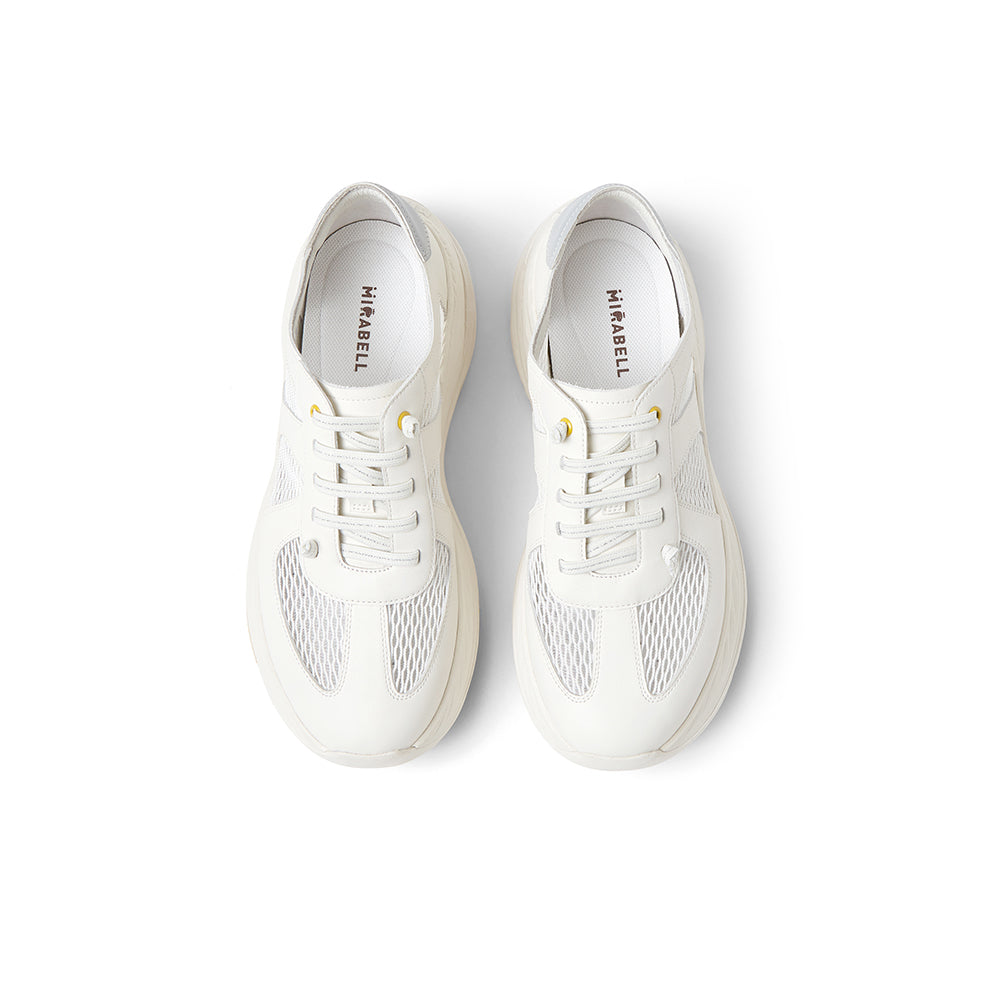 MIRABELL Cowhide Leather/Textile/Synthetic Leather Comfortable Sports Shoes (Women)