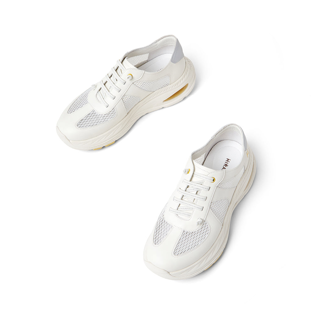 MIRABELL Cowhide Leather/Textile/Synthetic Leather Comfortable Sports Shoes (Women)