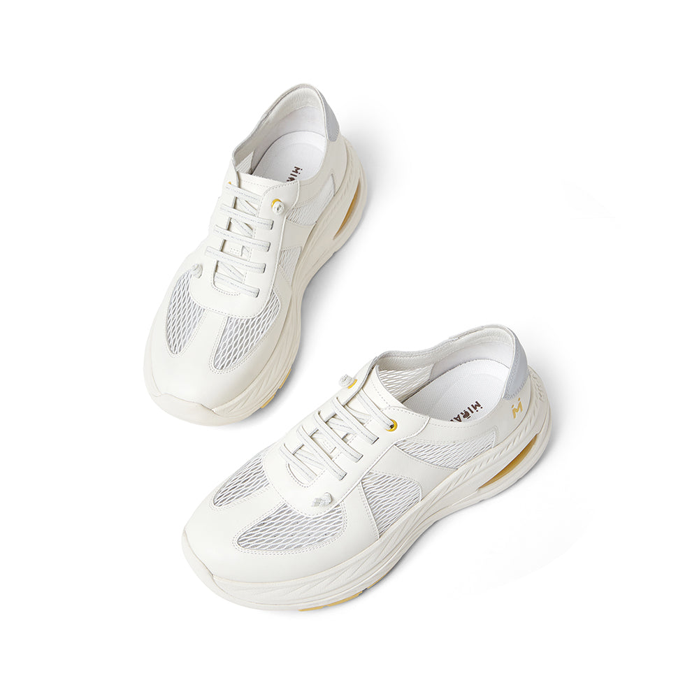 MIRABELL Cowhide Leather/Textile/Synthetic Leather Comfortable Sports Shoes (Women)