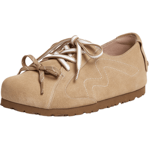 Cow split leather women's casual shoes