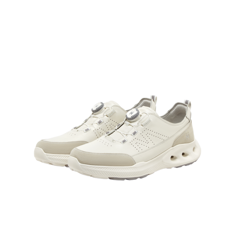Cowhide/synthetic leather men's comfortable sports shoes