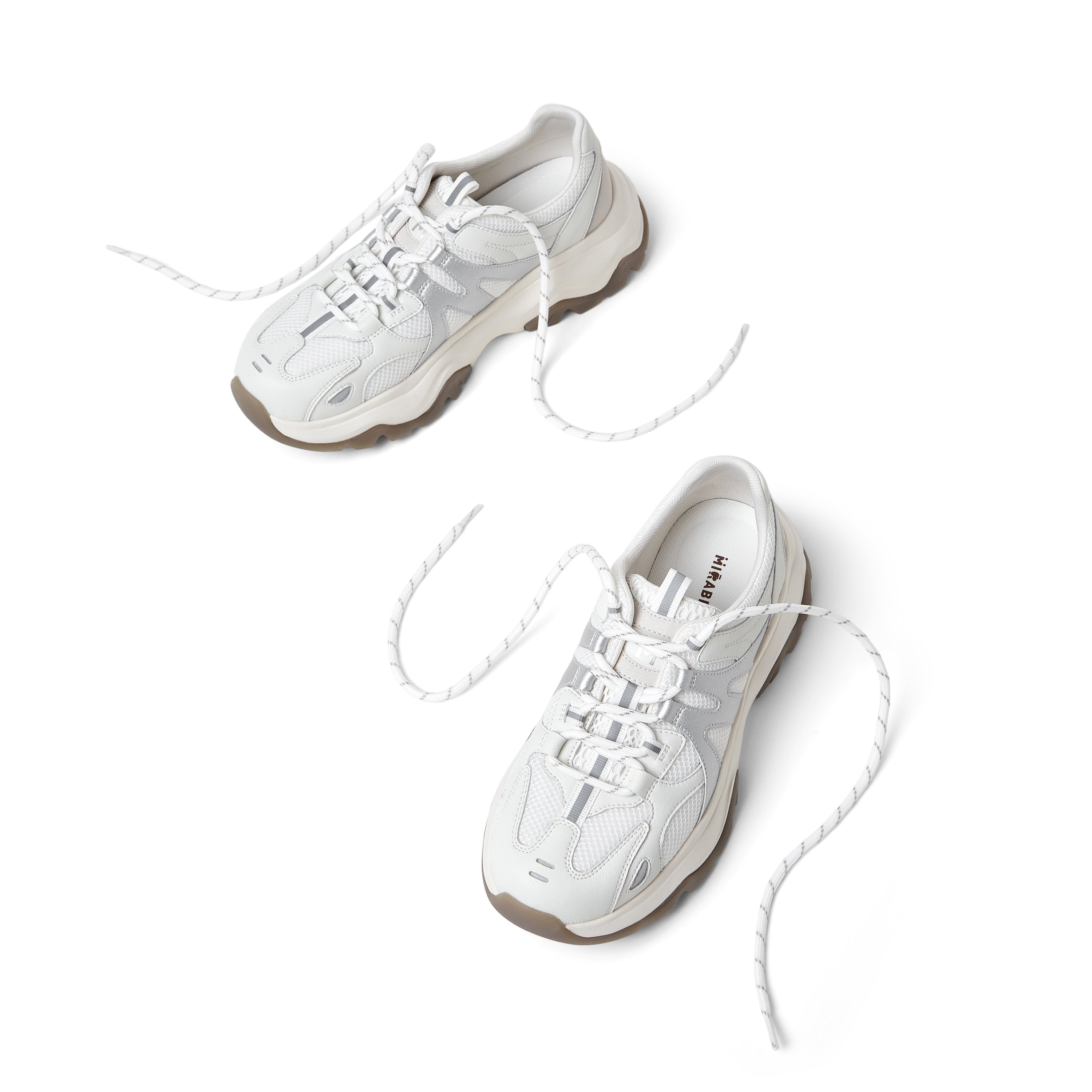 MIRABELL Textile/Synthetic Leather Comfortable Sports Shoes (Women)