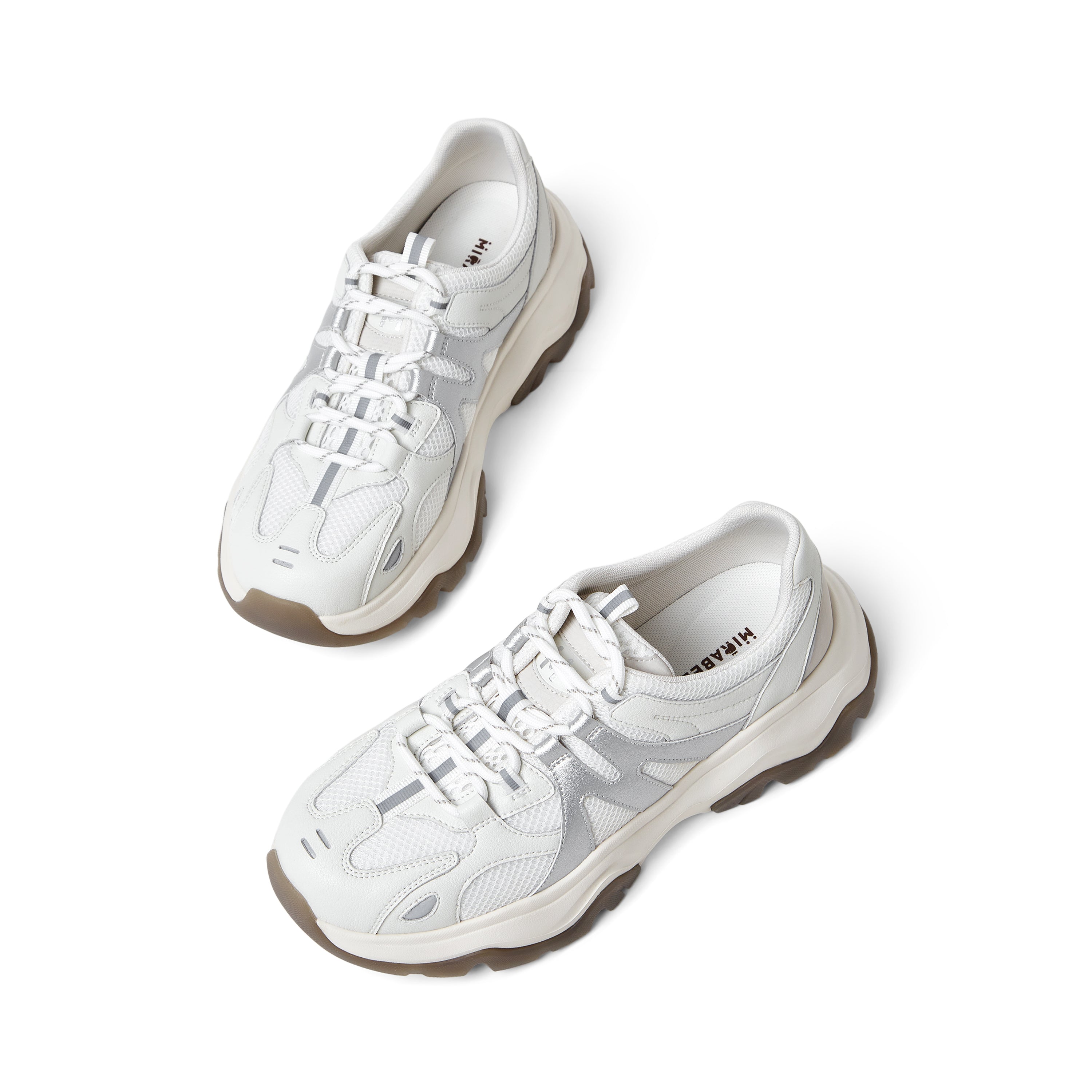 MIRABELL Textile/Synthetic Leather Comfortable Sports Shoes (Women)