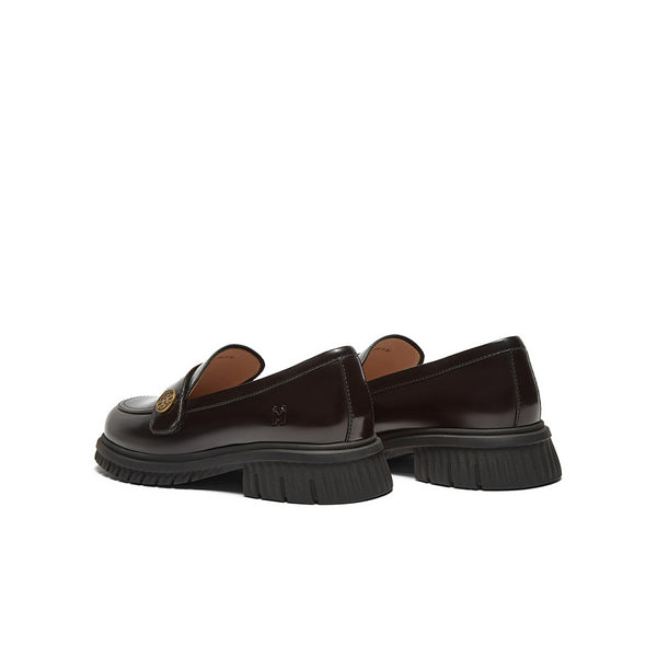 Cowhide leather women's casual shoes