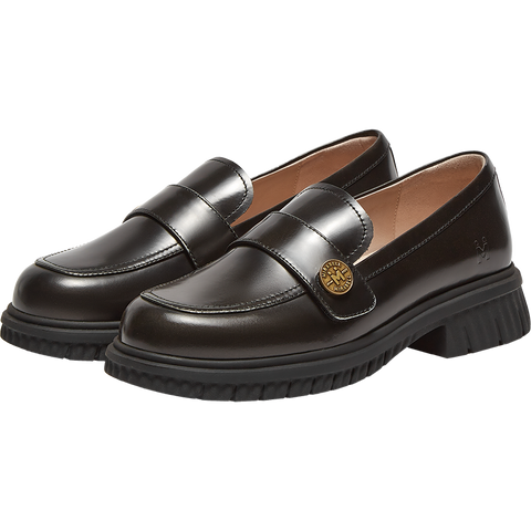 Cowhide leather women's casual shoes
