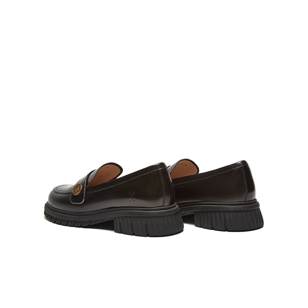 Cowhide leather women's casual shoes