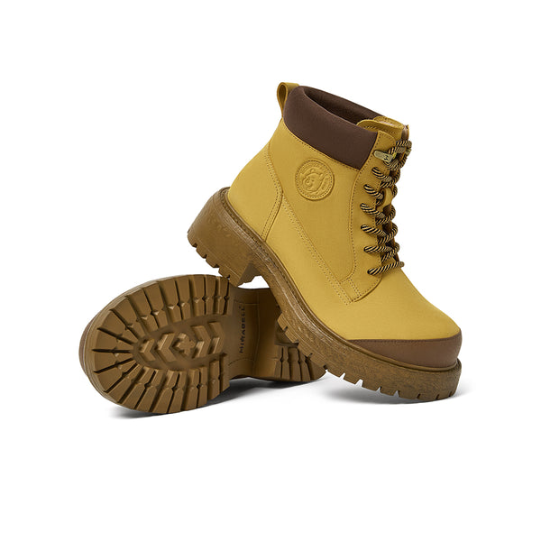 [MIRABELL x Winnie The Pooh] Cowhide leather/cow split leather casual shoes (Women)