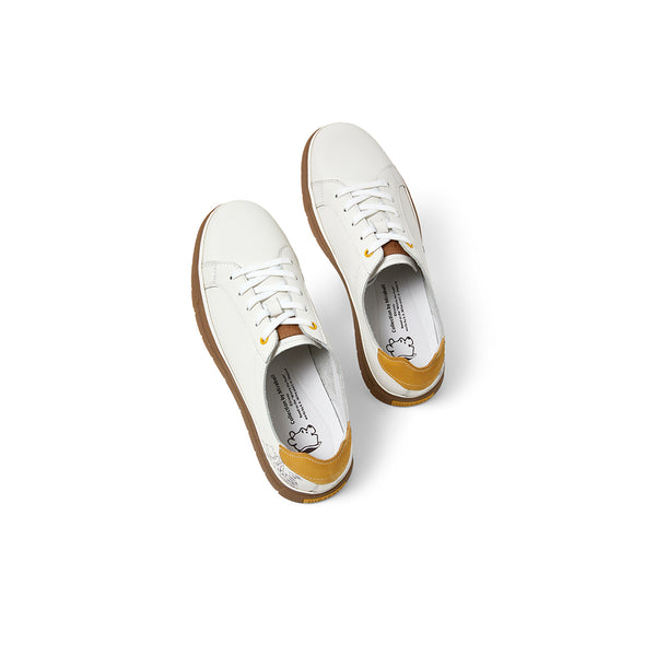 MIBRAELL x WinnieThePooh Cowhide/synthetic leather casual shoes (Men)
