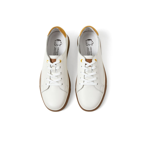 MIBRAELL x WinnieThePooh Cowhide/synthetic leather casual shoes (Men)
