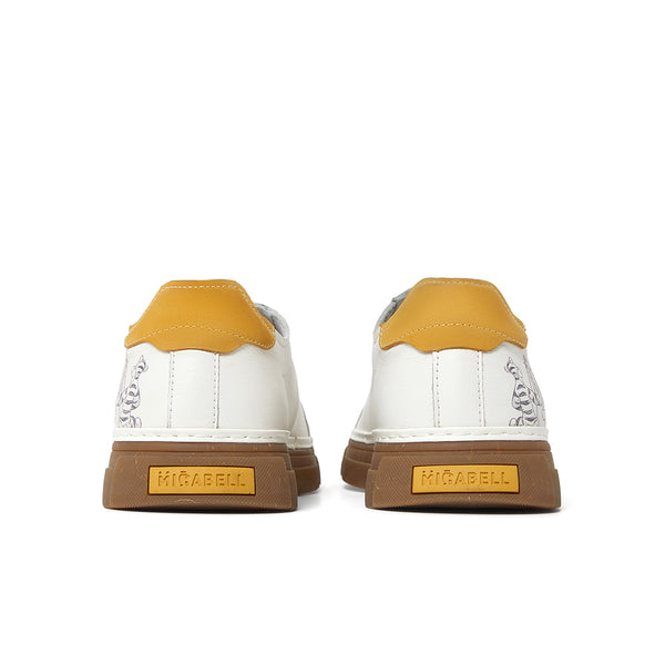 MIBRAELL x WinnieThePooh Cowhide/synthetic leather casual shoes (Men)