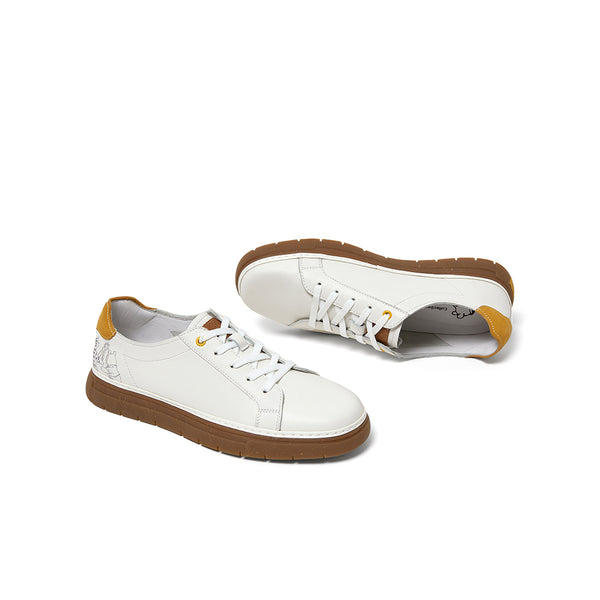 MIBRAELL x WinnieThePooh Cowhide/synthetic leather casual shoes (Men)