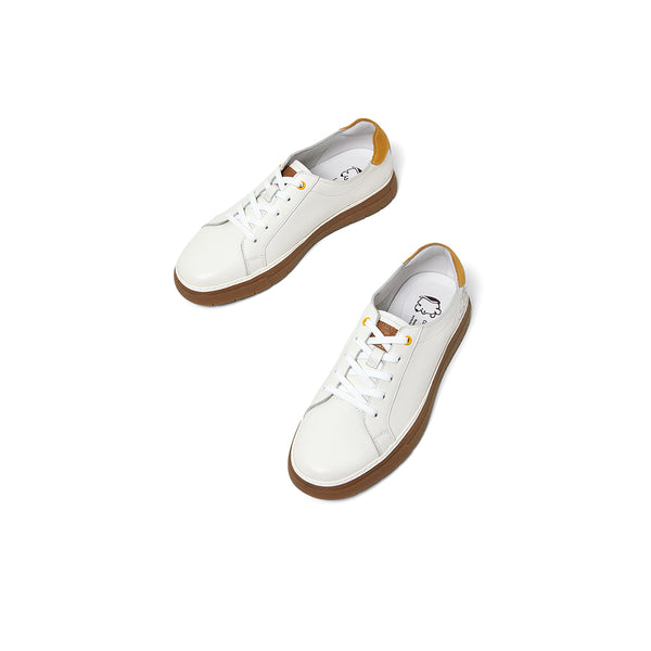 MIBRAELL x WinnieThePooh Cowhide/synthetic leather casual shoes (Men)