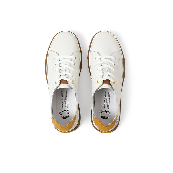 MIBRAELL x WinnieThePooh Cowhide/synthetic leather casual shoes (Men)