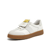 [MIRABELL x Winnie The Pooh] Cowhide Leather/Cow Split Leather Shoes (Women)