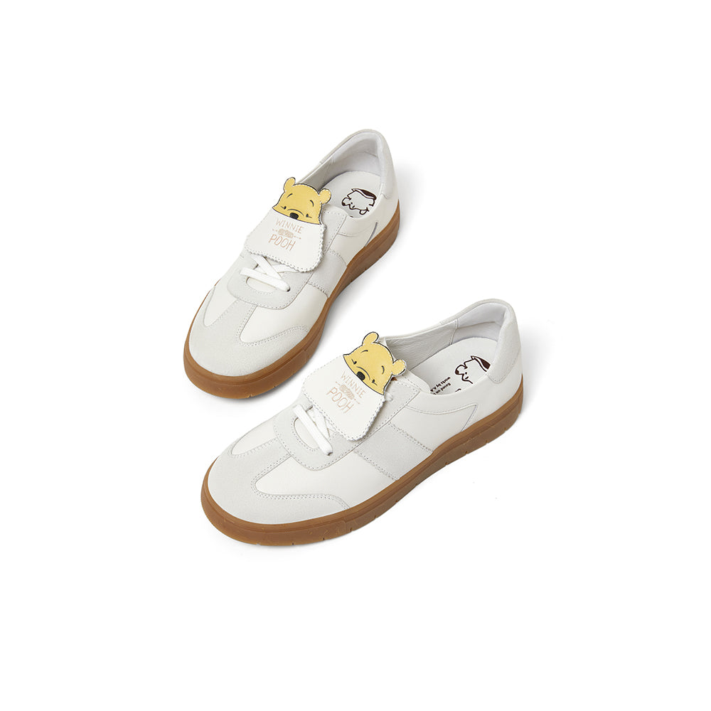 [MIRABELL x Winnie The Pooh] Cowhide Leather/Cow Split Leather Shoes (Women)