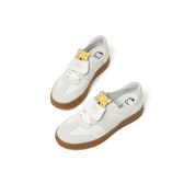 [MIRABELL x Winnie The Pooh] Cowhide Leather/Cow Split Leather Shoes (Women)