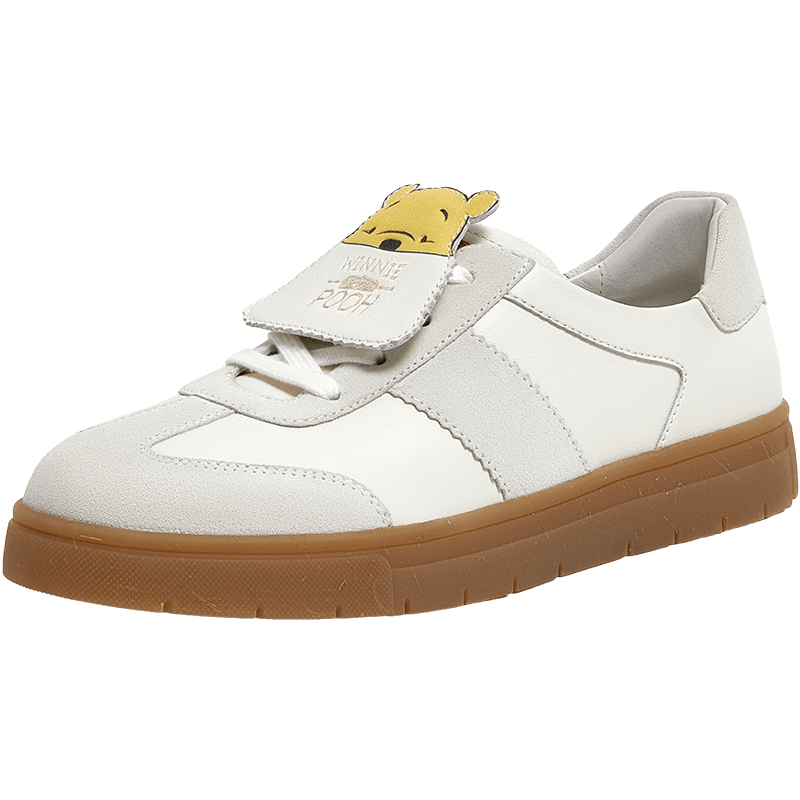 [MIRABELL x Winnie The Pooh] Cowhide Leather/Cow Split Leather Shoes (Women)