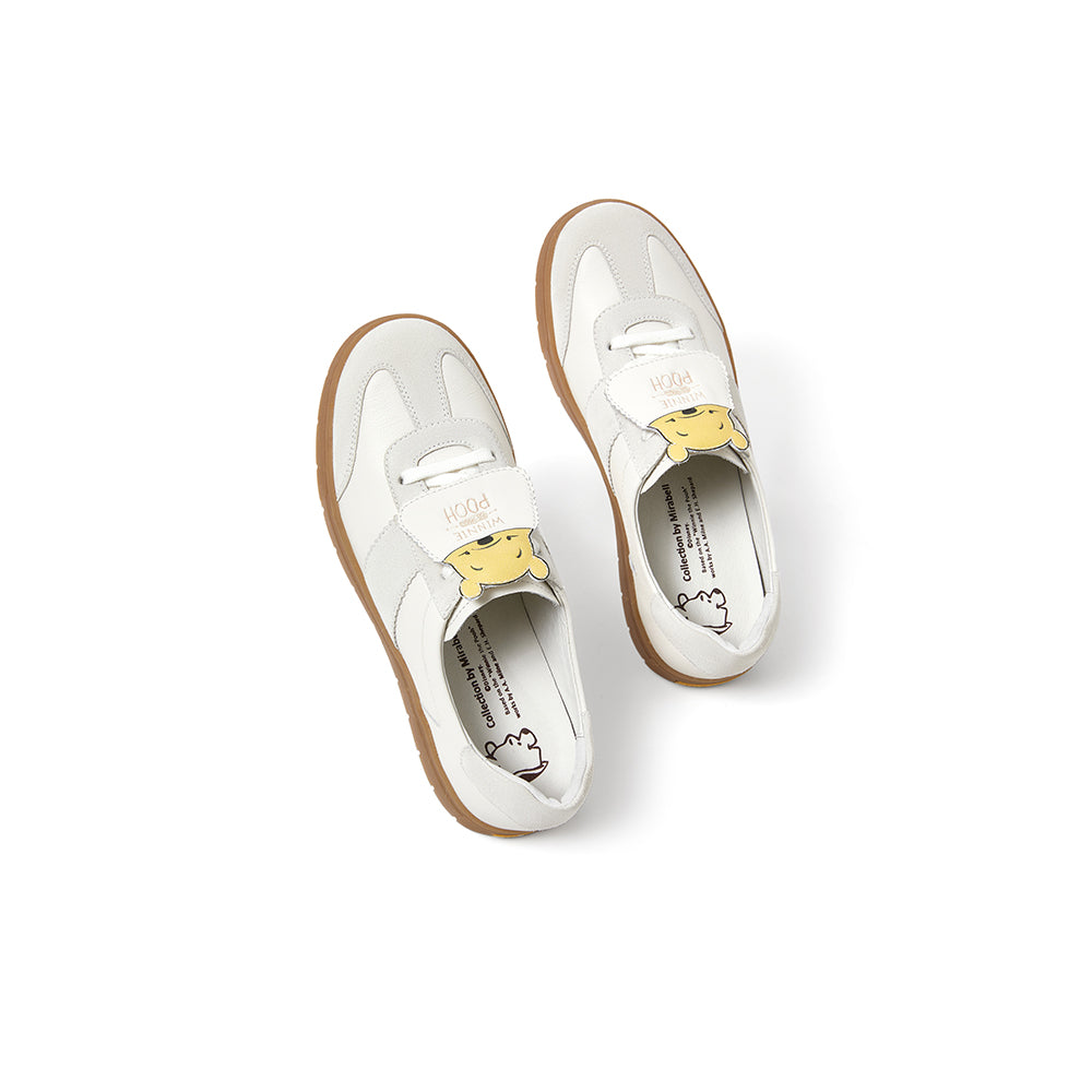 [MIRABELL x Winnie The Pooh] Cowhide Leather/Cow Split Leather Shoes (Women)