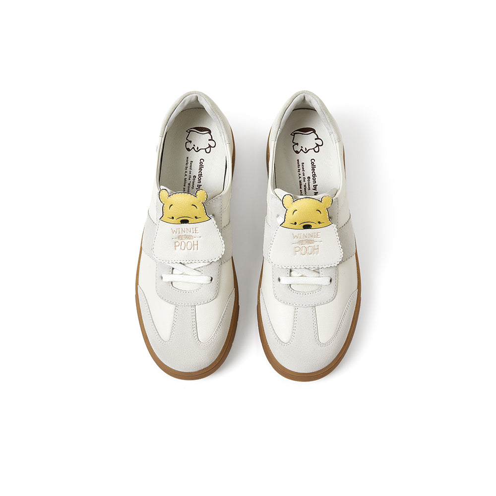 [MIRABELL x Winnie The Pooh] Cowhide Leather/Cow Split Leather Shoes (Women)