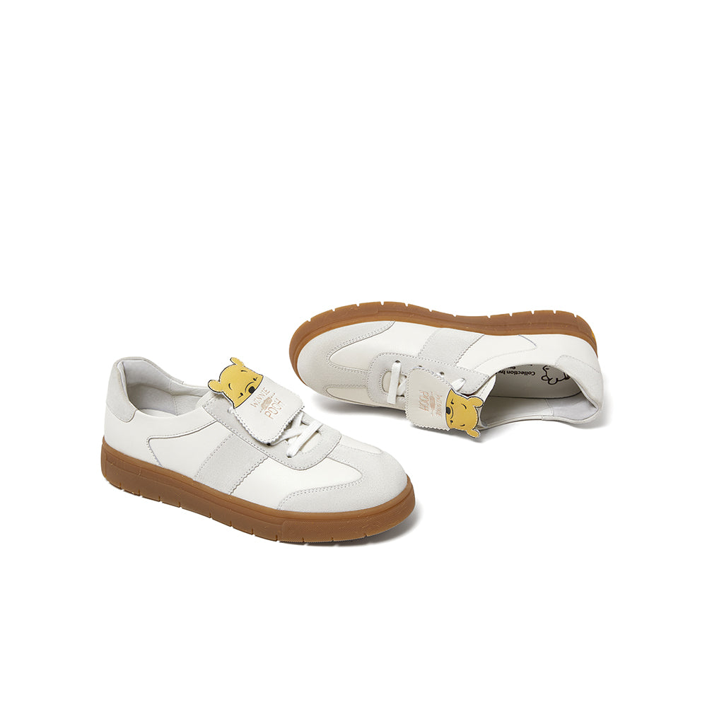 [MIRABELL x Winnie The Pooh] Cowhide Leather/Cow Split Leather Shoes (Women)