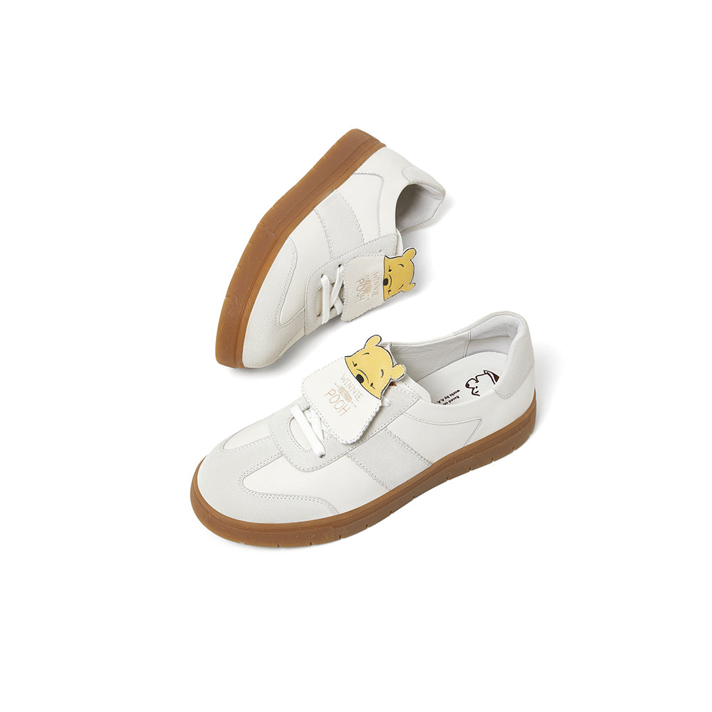 [MIRABELL x Winnie The Pooh] Cowhide Leather/Cow Split Leather Shoes (Women)
