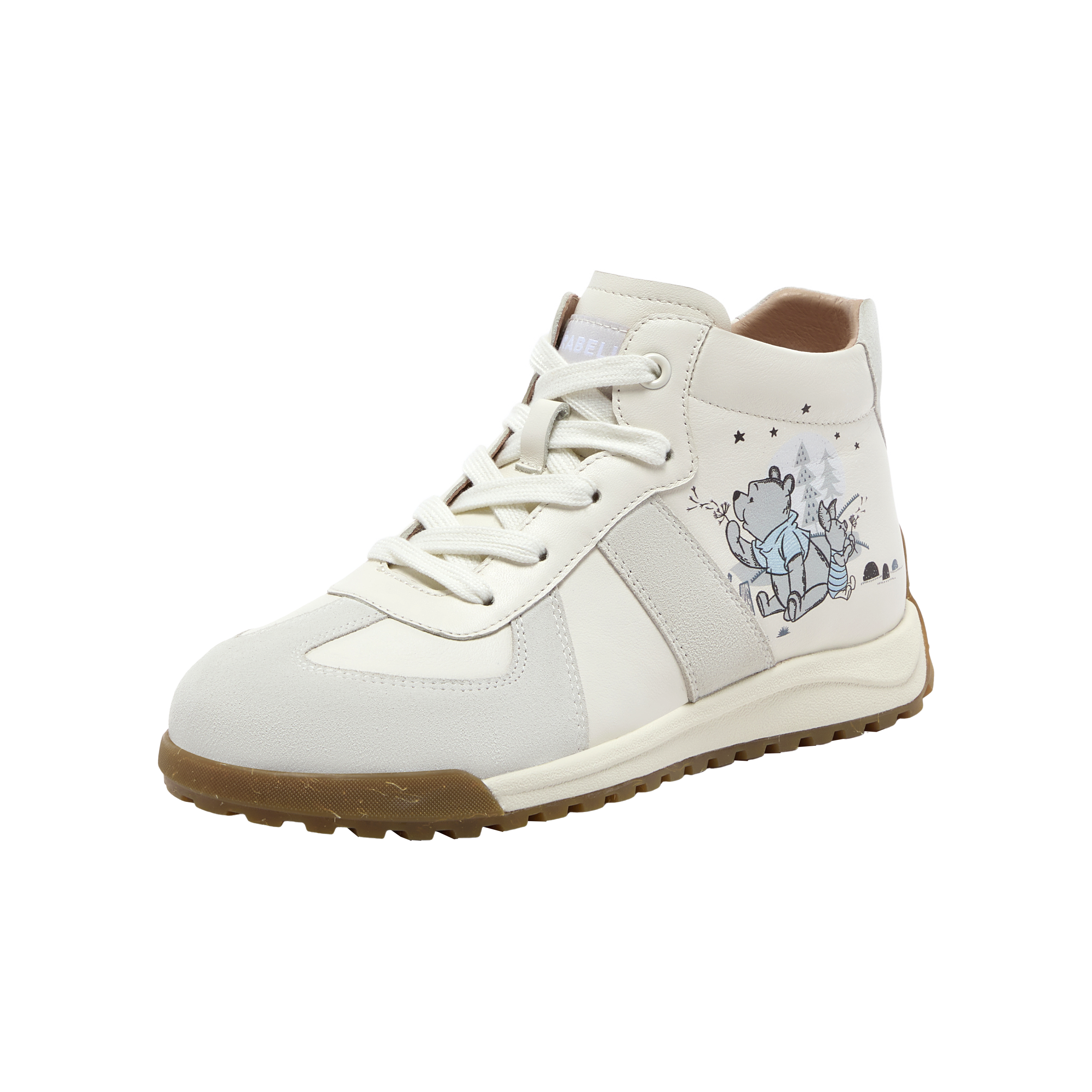 [MIRABELL x Winnie The Pooh] Cowhide leather/cow split leather casual shoes (Women)