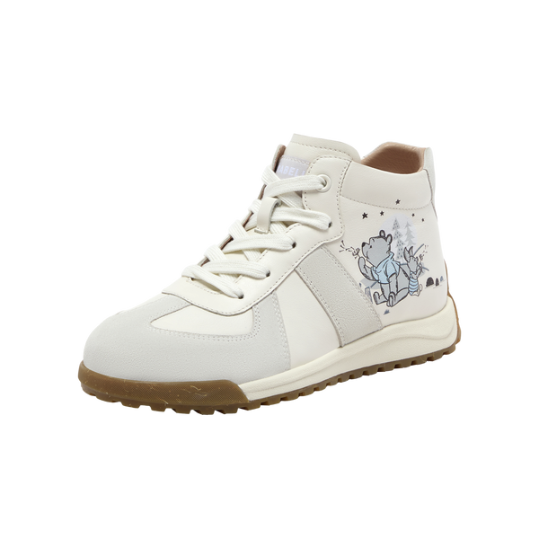 [MIRABELL x Winnie The Pooh] Cowhide leather/cow split leather casual shoes (Women)