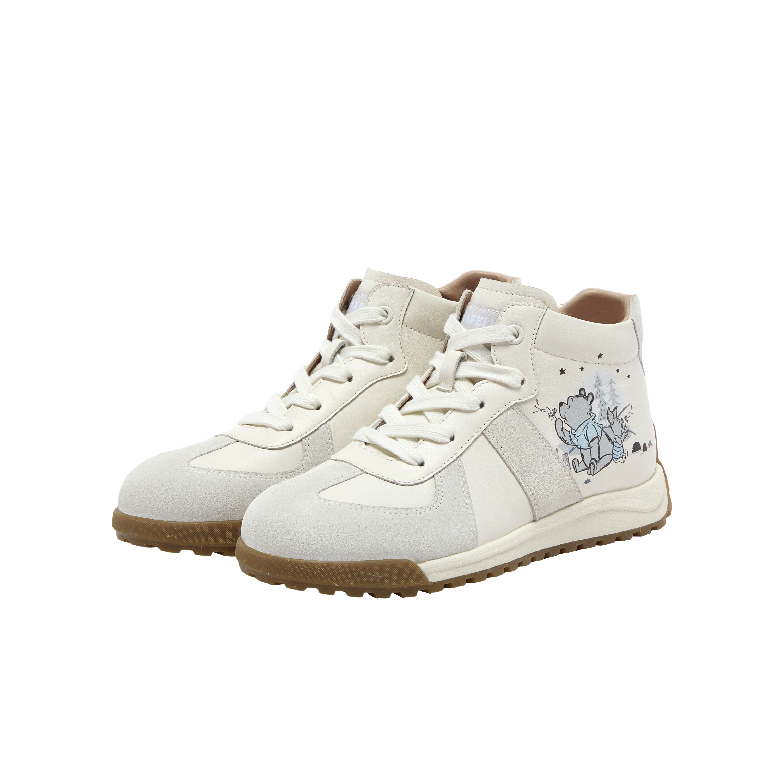 [MIRABELL x Winnie The Pooh] Cowhide leather/cow split leather casual shoes (Women)