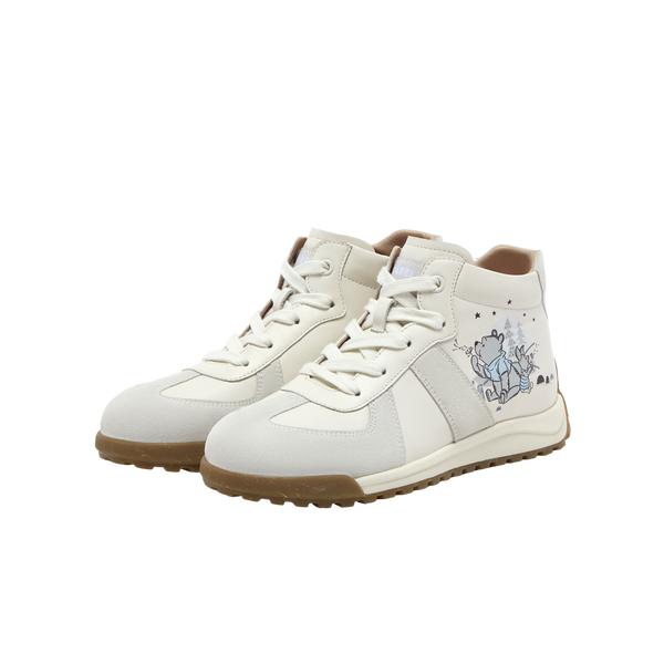 [MIRABELL x Winnie The Pooh] Cowhide leather/cow split leather casual shoes (Women)