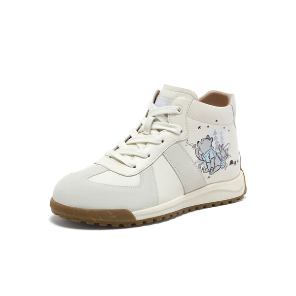 [MIRABELL x Winnie The Pooh] Cowhide leather/cow split leather casual shoes (Women)