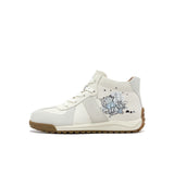 [MIRABELL x Winnie The Pooh] Cowhide leather/cow split leather casual shoes (Women)