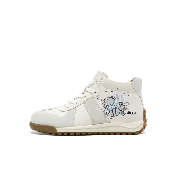 [MIRABELL x Winnie The Pooh] Cowhide leather/cow split leather casual shoes (Women)