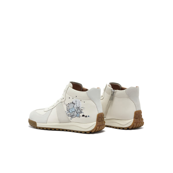 [MIRABELL x Winnie The Pooh] Cowhide leather/cow split leather casual shoes (Women)