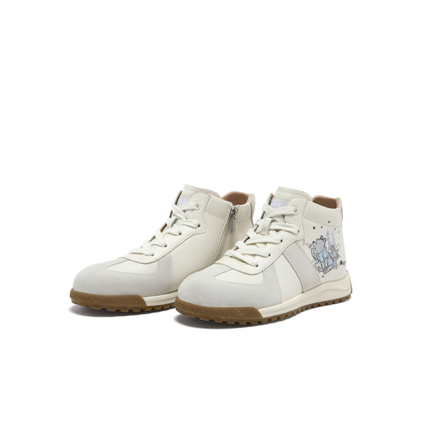 [MIRABELL x Winnie The Pooh] Cowhide leather/cow split leather casual shoes (Women)