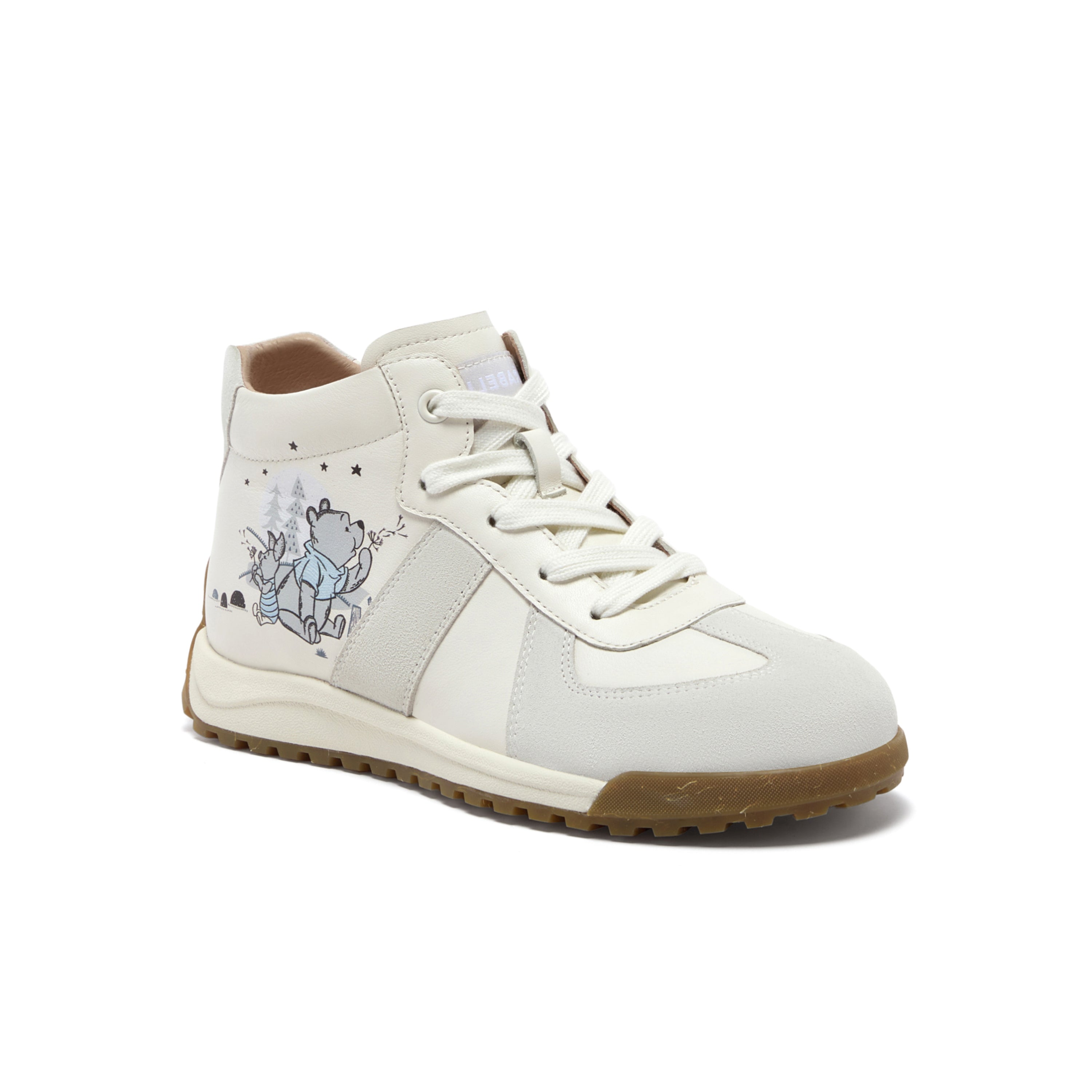 [MIRABELL x Winnie The Pooh] Cowhide leather/cow split leather casual shoes (Women)