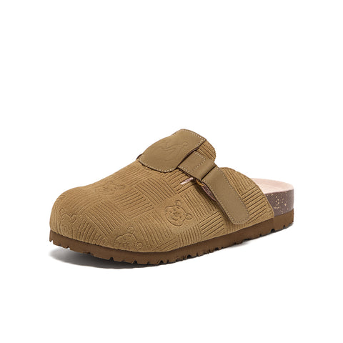 [MIRABELL x Winnie The Pooh] Cow split leather/cow leather women's casual shoes (Women)